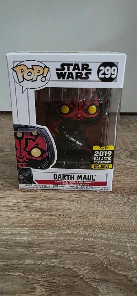 Funko Pop! Star Wars Darth Maul 2019 Galactic Convention, Ophalen of Verzenden, Zo goed als nieuw