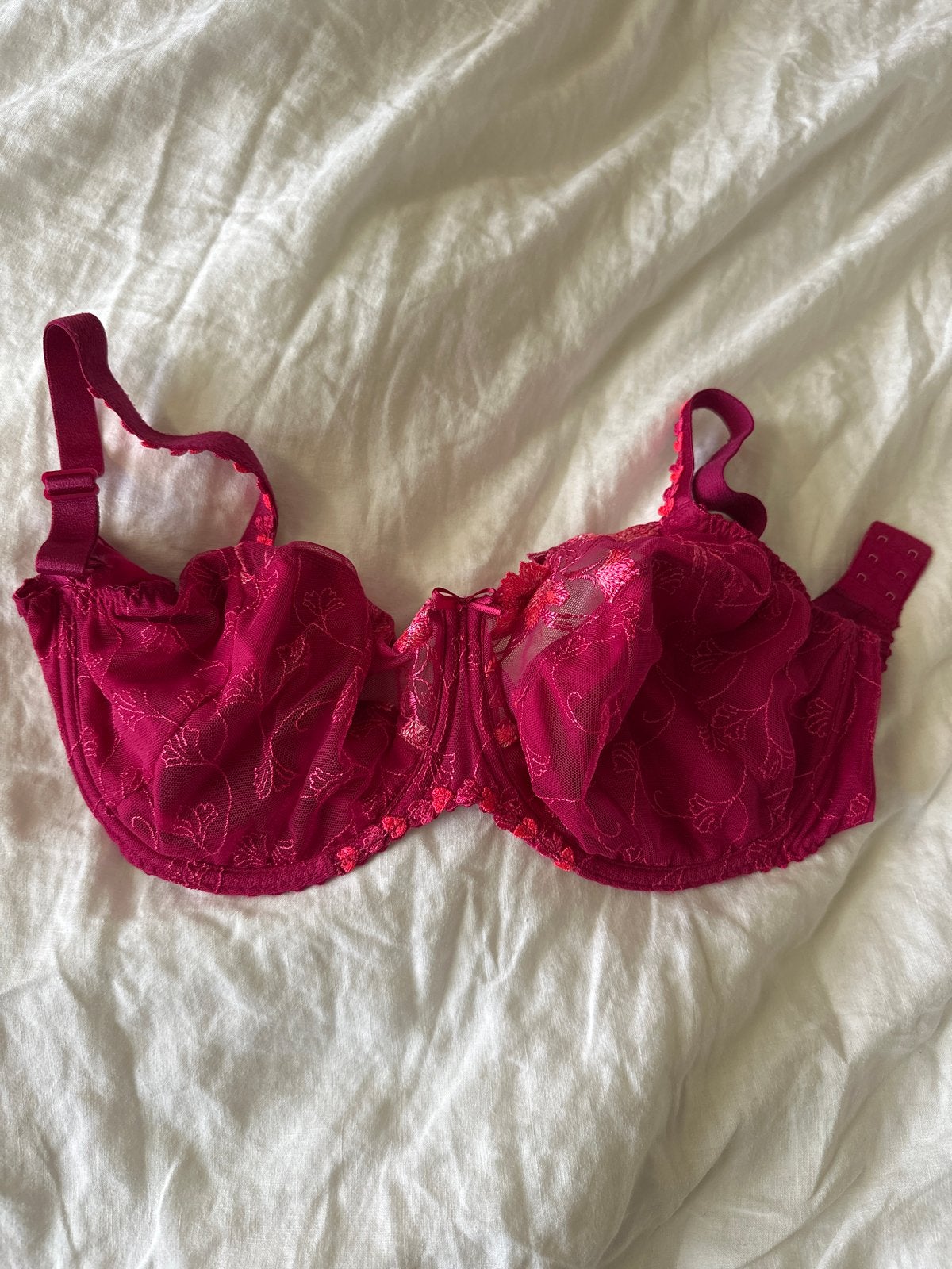 Primadonna BH - Fuchsia met kant 80 G, Ophalen of Verzenden, Roze, BH