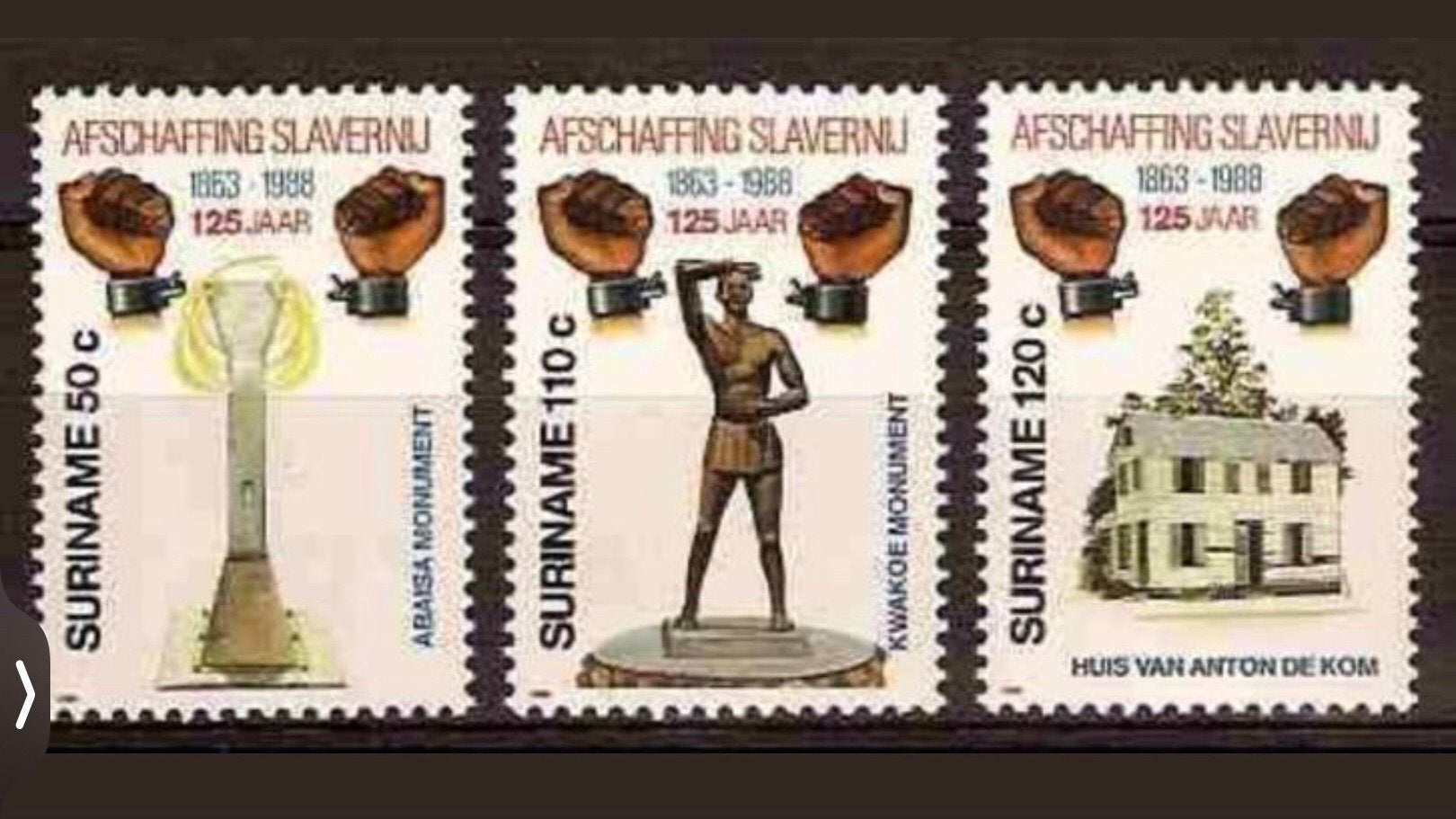 Te koop Suriname nr 592 t/m 594 postfris, Verzenden, Postfris