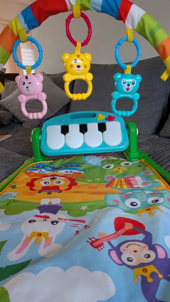 Baby speelkleed met piano en hangspeeltjes, Ophalen