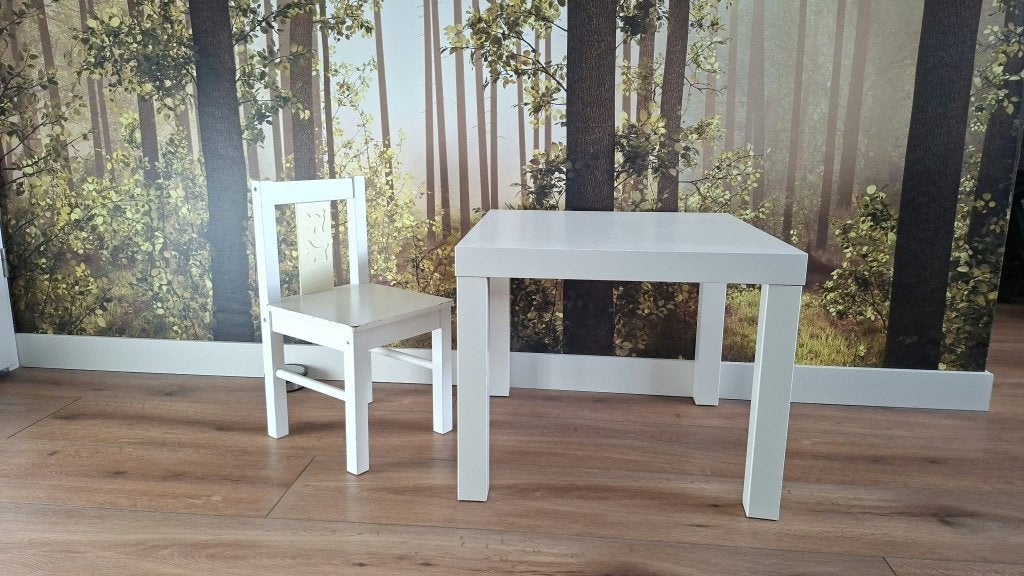 ikea kritter kinder stoel + Ikea tafel wit Lack, Ophalen, Gebruikt, Stoel(en)