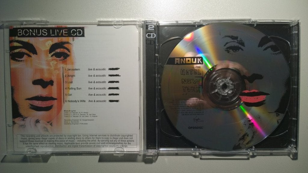 Anouk - Hotel New York (2 CD), Ophalen of Verzenden, Zo goed als nieuw, Poprock