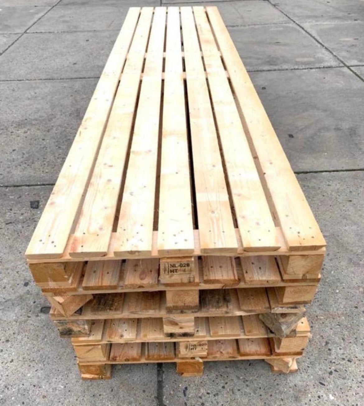20 grote pallets 295 cm lang 1 m breed, Ophalen of Verzenden, Zo goed als nieuw, 250 cm of meer, Planken