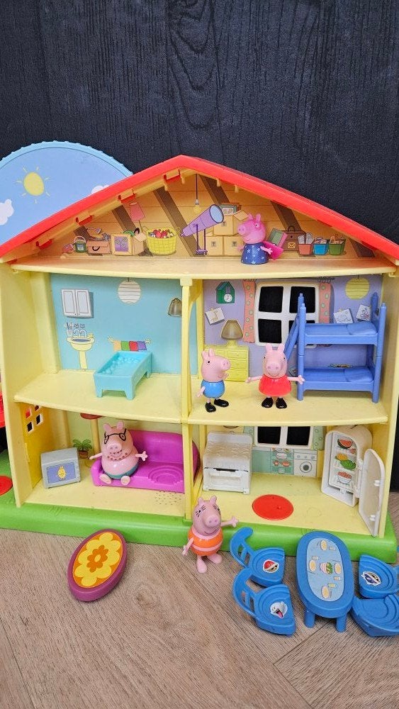 Peppa Pig huis met toebehoren, Ophalen, Poppenhuis