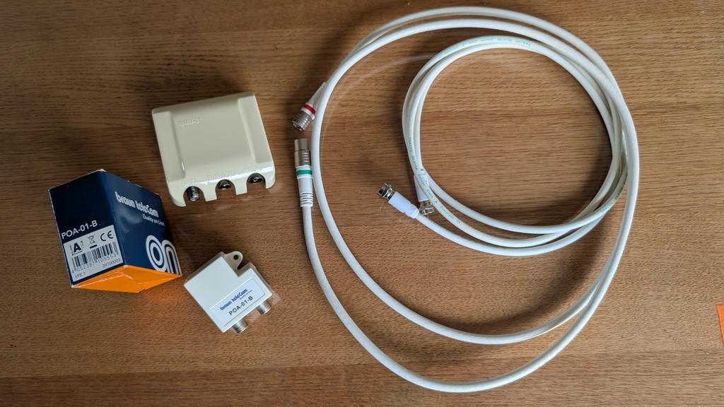 Ziggo CAI kabels en splitters (Technetix, Tratec, UMU), Ophalen of Verzenden, Gebruikt, Minder dan 2 meter, Coaxiale kabel