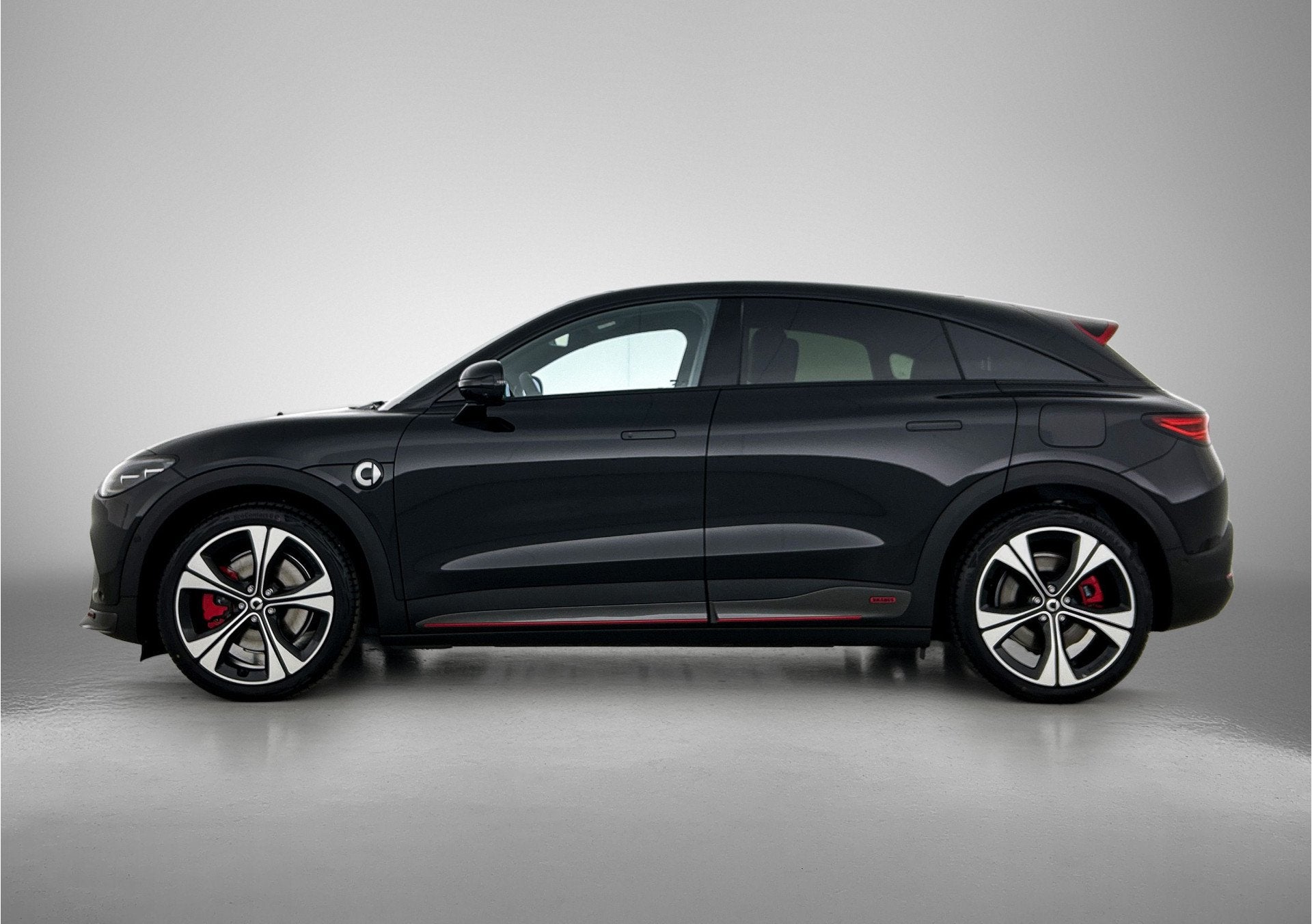 Smart #3 BRABUS 66 kWh | Panoramadak | Warmtepomp | Adaptive, Auto's, Automaat, 430 pk, Zwart, Verwarmde buitenspiegels