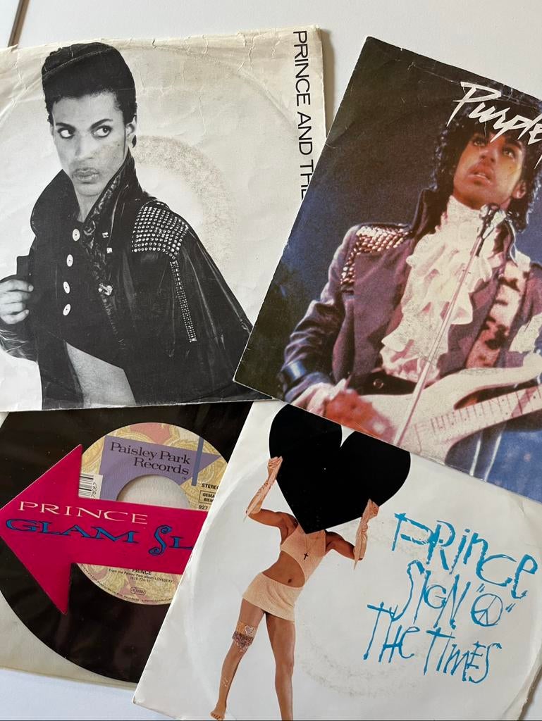 Prince ( zie omschrijving ) 4 singles, Cd's en Dvd's, Vinyl Singles, Ophalen of Verzenden, Zo goed als nieuw, Pop