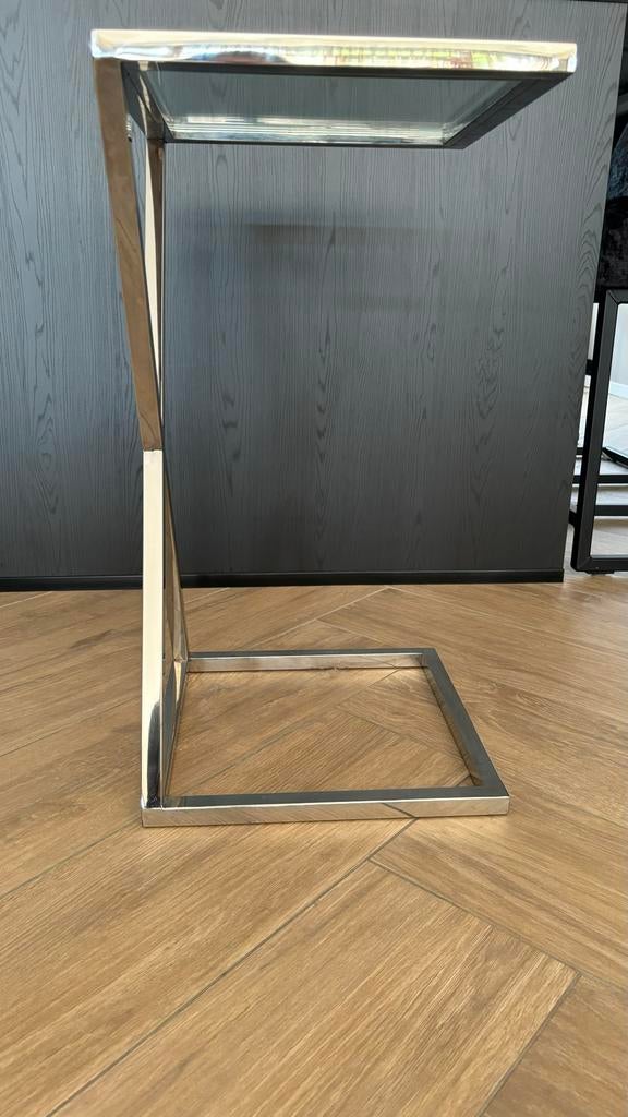 Richmond Laptop/Bijzettafel - Nieuwstaat (Zilver), Minder dan 55 cm, Metaal of Aluminium, Nieuw, Ophalen of Verzenden