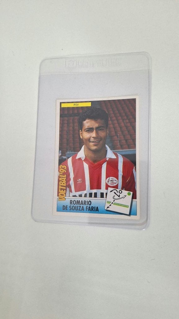 Romario Panini Voetbal '93 plaatje - PSV, Verzamelen, Ophalen of Verzenden, Zo goed als nieuw, PSV, Poster, Plaatje of Sticker