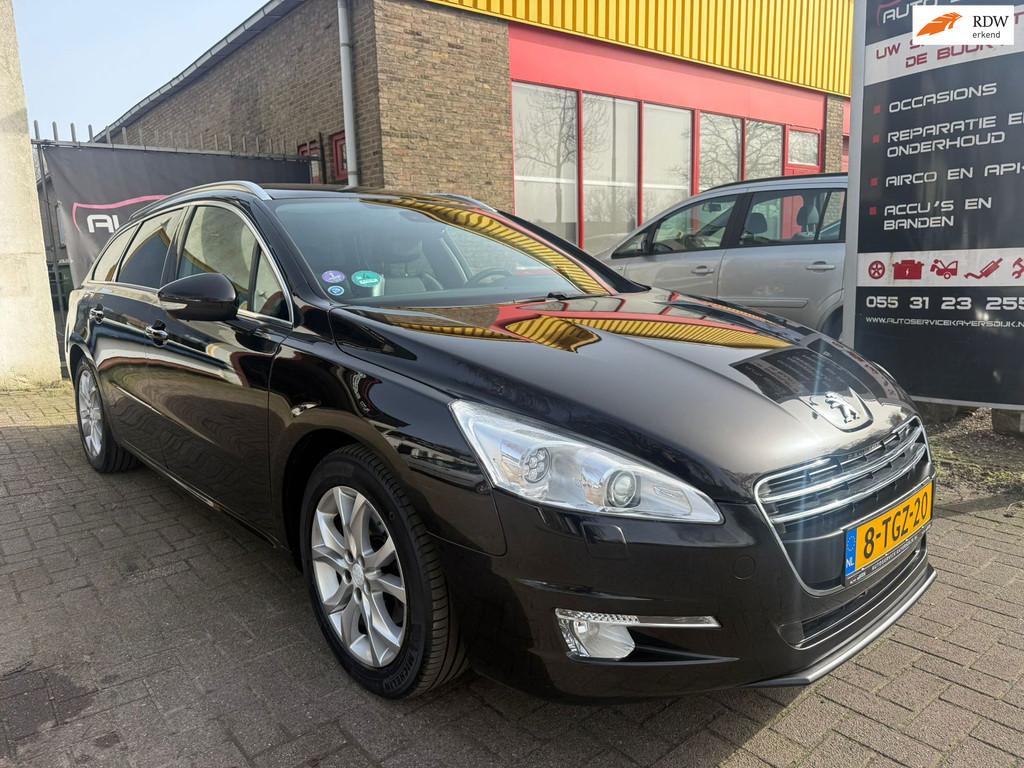 Peugeot 508 SW 1.6 THP Allure PANORAMADAK|NAVI|CRUISE|LMV|TR, Voorwielaandrijving, Gebruikt, Zwart, Bruin