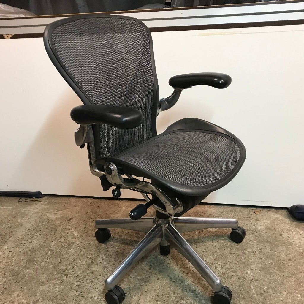 B Bureaustoel Herman Miller Aeron B Full options classic, Zwart, Ophalen of Verzenden, Nvt, Nvt
