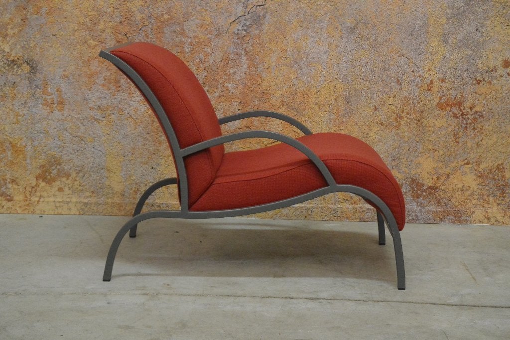 ZGAN rode stoffen Harvink Op Hoop van 'Zegen Design fauteuil, Huis en Inrichting, Harvink, Harvink, 75 tot 100 cm, Ophalen of Verzenden