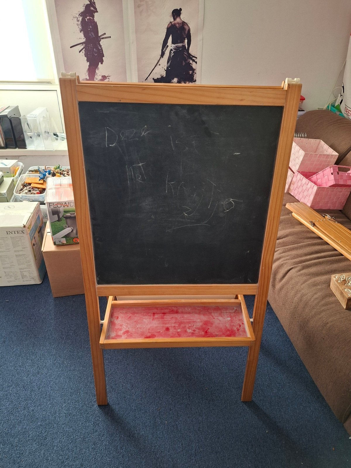 Schoolbord, Ophalen, Gebruikt, Krijtbord
