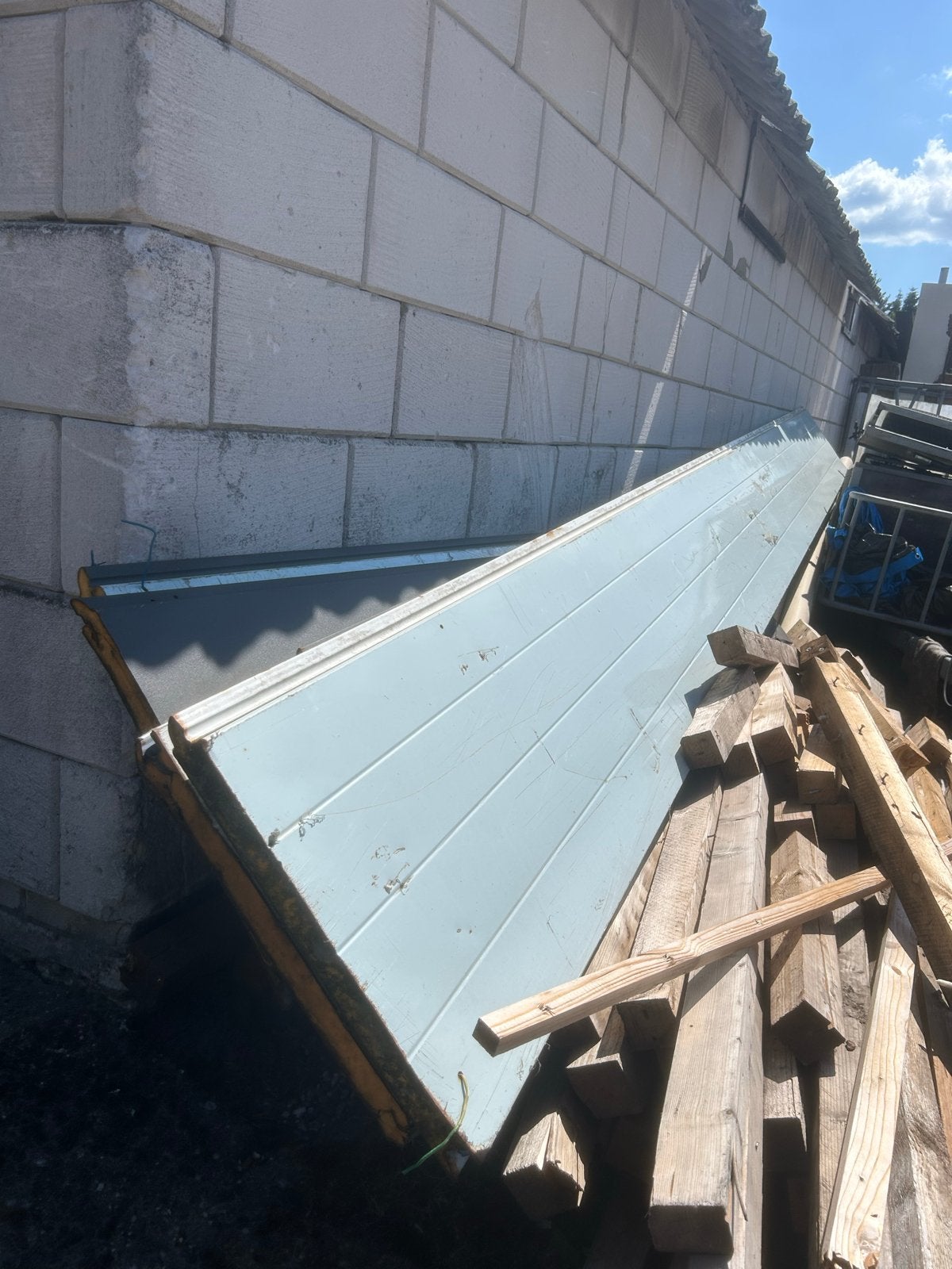 Lange sandwichpanelen voor isolatie, Gebruikt, Ophalen of Verzenden, Hardschuim (Pir), 15 m² of meer