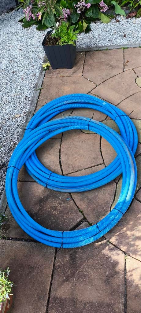 TECEflex pe-xc buis 20 mm in blauwe mantelbuis, Doe-het-zelf en Verbouw, Ophalen, Overige materialen, 6 meter of meer, Overige typen