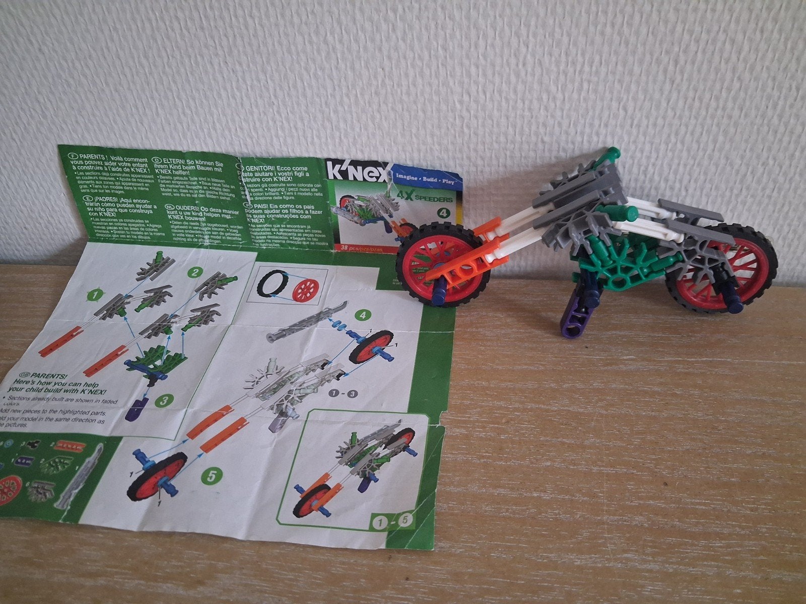 Knexx speeder set 10317/69949, Ophalen of Verzenden, Zo goed als nieuw, K'nex