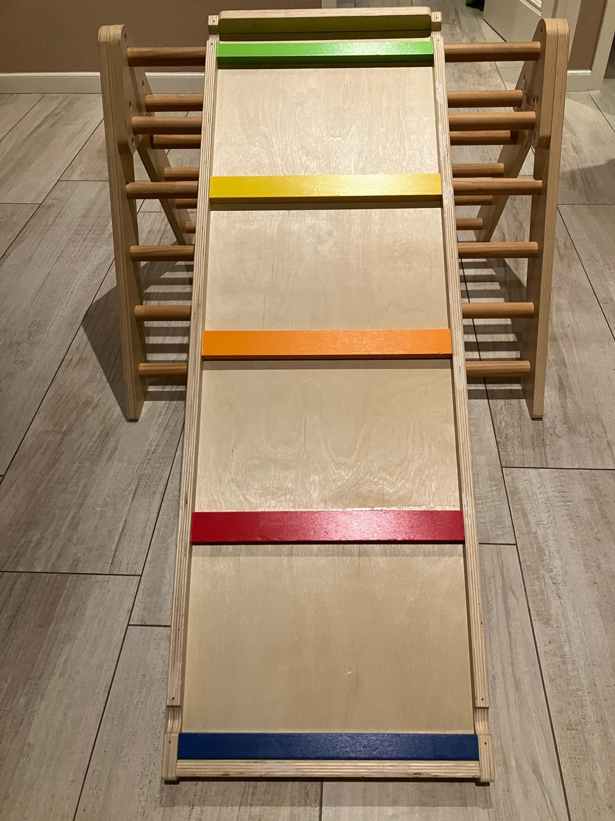 PLAYTIVE Klimladder en Glijbaan 2-in-1 Houten Speeltoestel, Ophalen of Verzenden, Zo goed als nieuw, Glijbaan, Aanbouwonderdeel