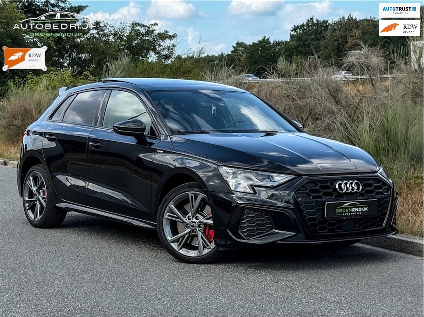 Audi A3 Sportback 45 TFSI e S edition Competition CARBON PAK, Gebruikt, Euro 6, 150 pk, Zwart