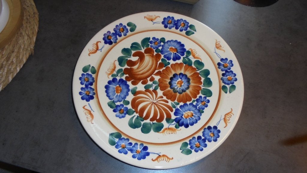 oud wandbord, doorsnee 31cm, Ophalen