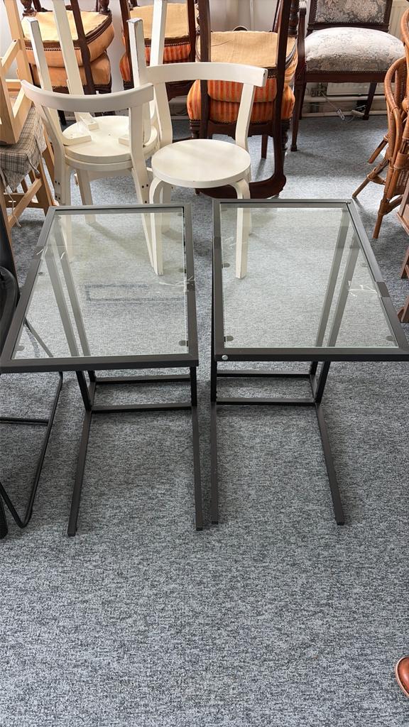 Ikea side tables, Ophalen, Gebruikt, Rechthoekig, Minder dan 55 cm