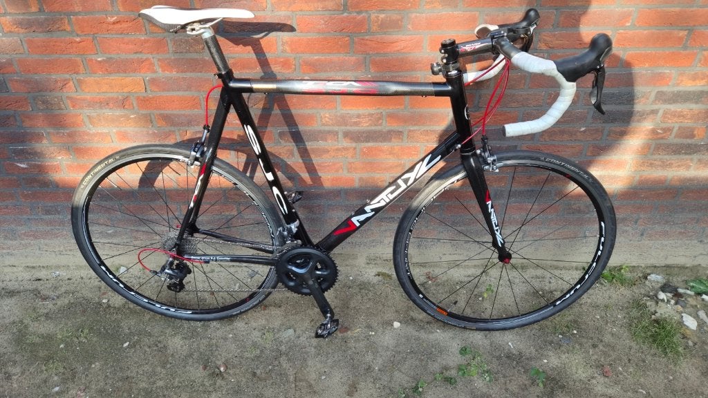 Van Tuyl Tica racefiets carbon en titanium 64 cm Ultegra, 28 inch, Gebruikt, 61 tot 65 cm, Meer dan 20 versnellingen