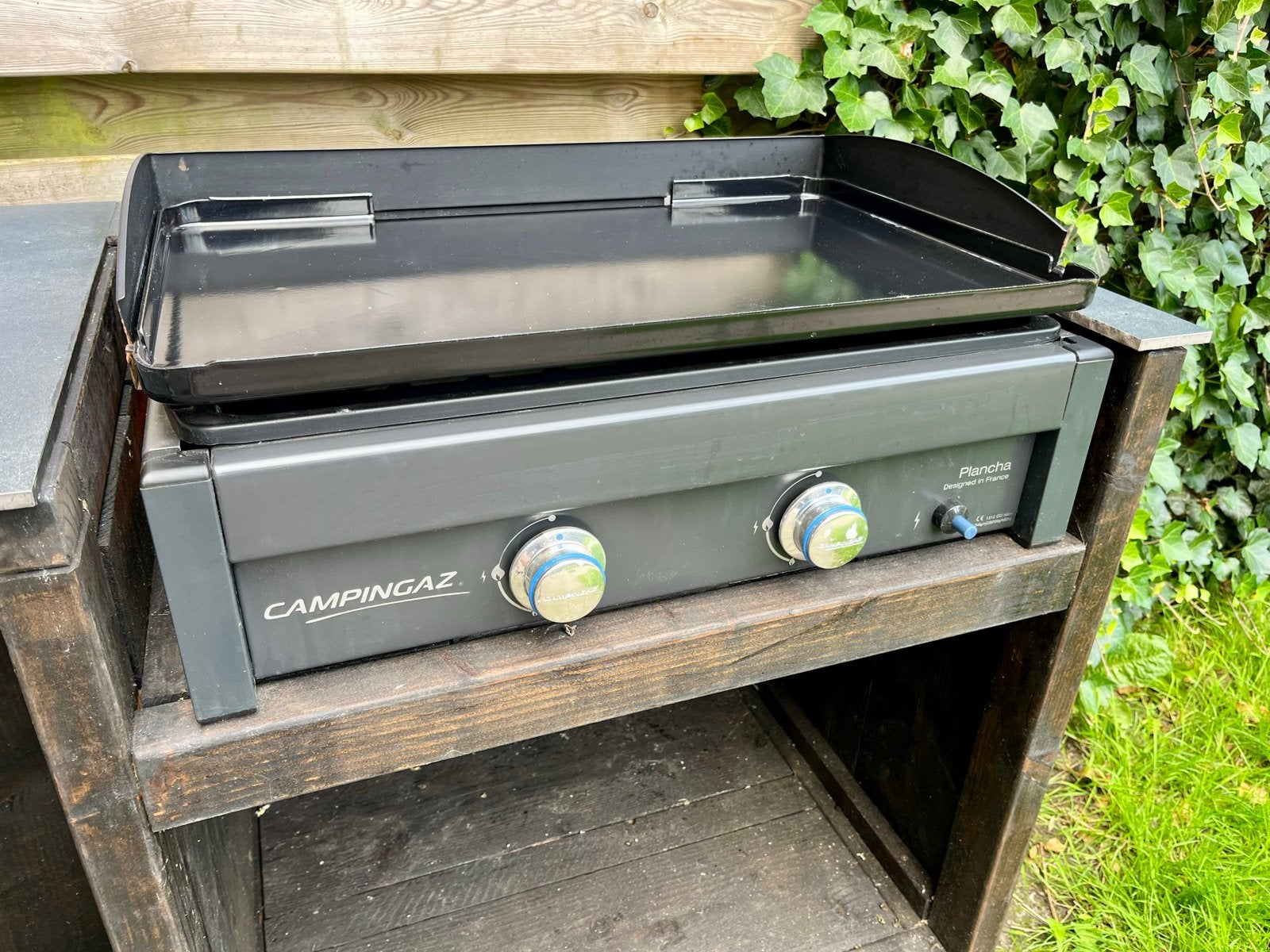 Campingaz Plancha grill met 2 branders, Ophalen, Gebruikt