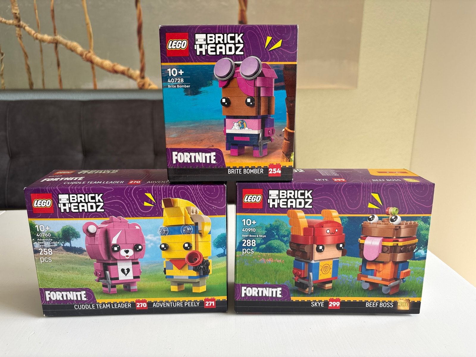 LEGO BrickHeadz Fortnite 40760, 40728 & 40910 - Nieuw, BrickHeadz, Lego, Nieuw, Ophalen of Verzenden