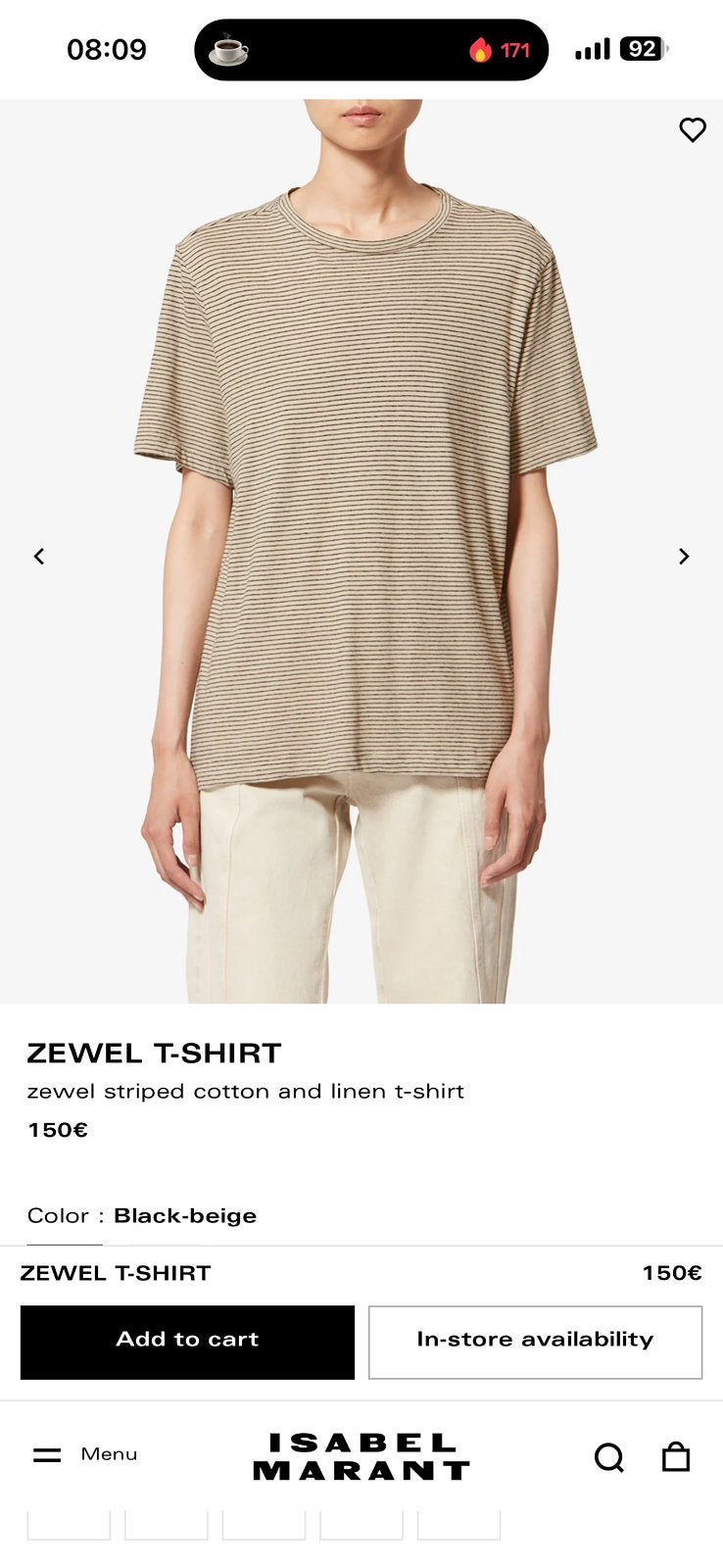 Isabel Marant Étoile T-shirt – Nieuw – Maat M, Maat 38/40 (M), Overige kleuren, Nieuw, Ophalen of Verzenden