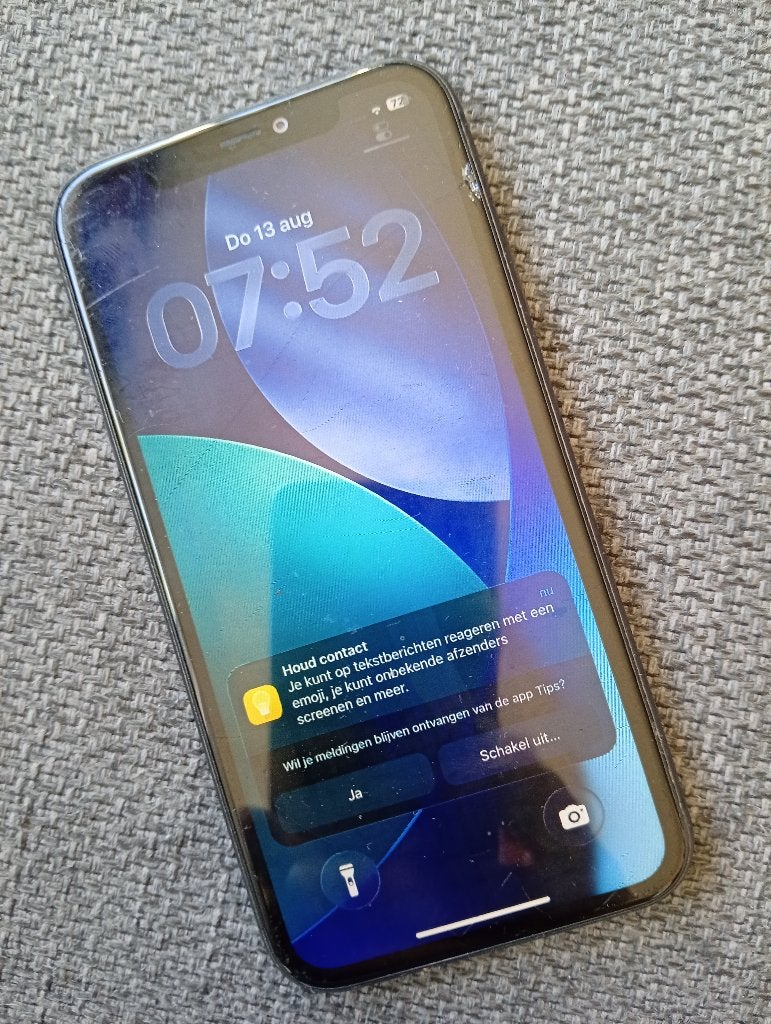 Iphone 11, Telecommunicatie, Mobiele telefoons | Apple iPhone, Gebruikt, 64 GB, Zonder abonnement, Zwart