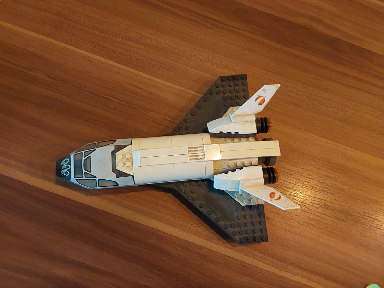 Lego Ruimteschip - Wit en Grijs, Ophalen of Verzenden, Gebruikt, Overige merken