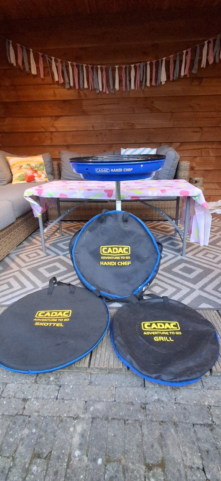 Cadac Handi Chef met diverse accessoires, Tuin en Terras, Ophalen of Verzenden, Gebruikt, Cadac