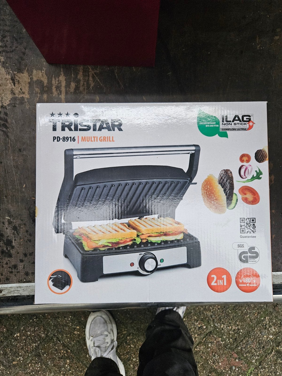 Tristar PD-8916 Multi Grill - Nieuw in doos, Ophalen of Verzenden, Nieuw, Tafelgrill