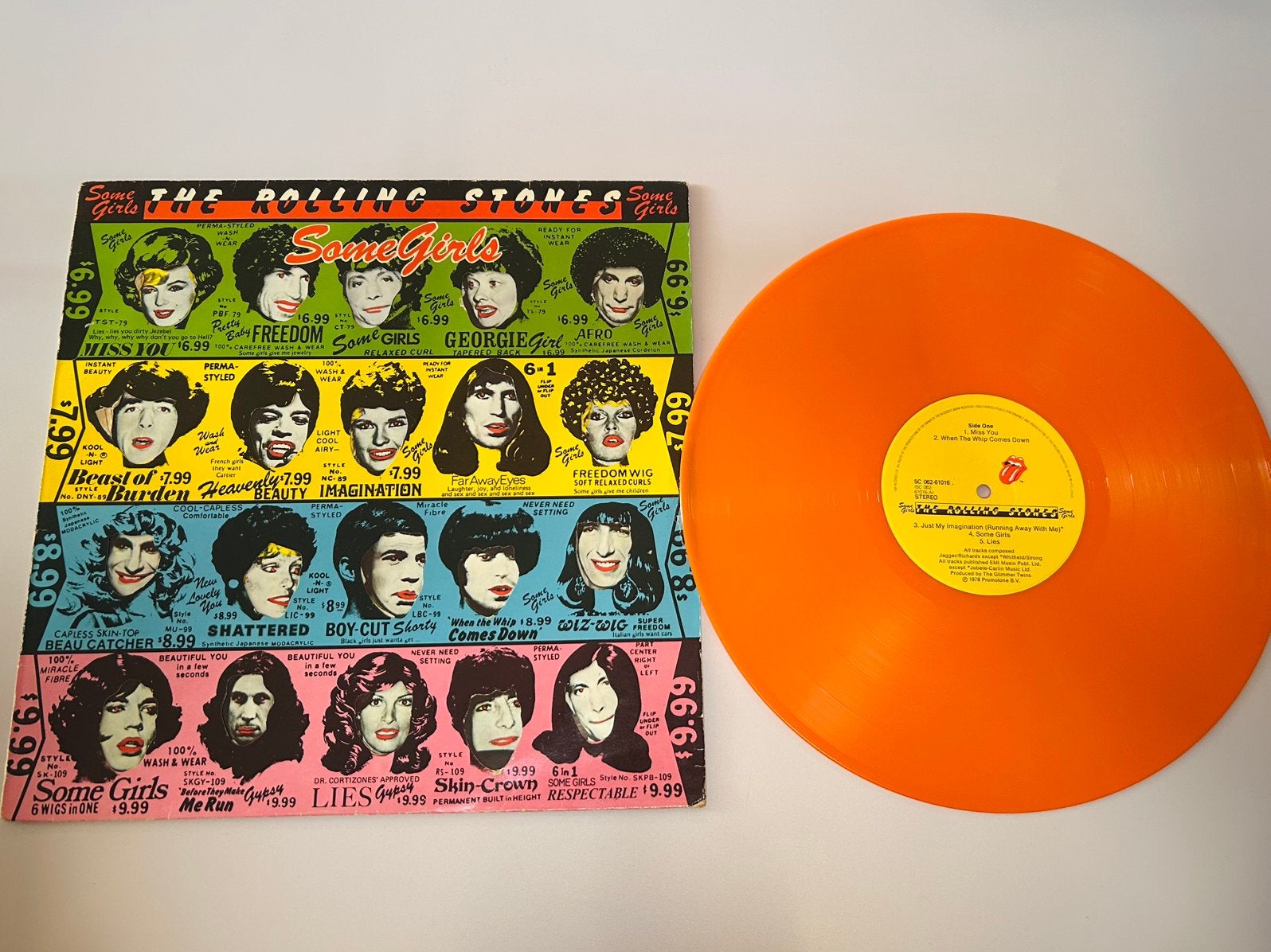 The Rolling Stones – Some Girls (Orange Vinyl) LP, Cd's en Dvd's, Vinyl | Rock, LP, Gebruikt, Ophalen of Verzenden, 12 inch