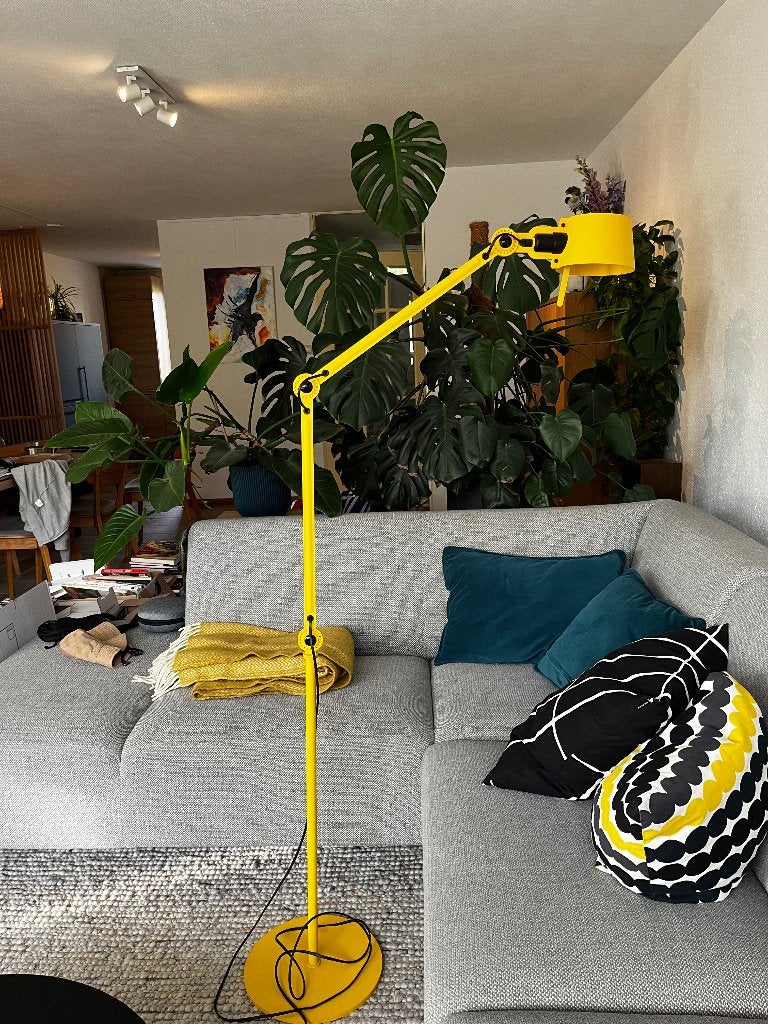 Tonone bolt 2 arm Sunny yellow, Ophalen, Modern, Industrieel, E27 (groot), Zo goed als nieuw