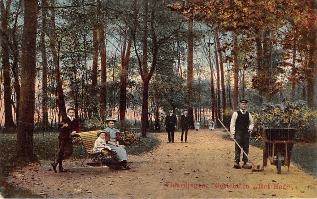 Vlaardingen In Het Hof Tuinman 1915, Verzenden, Voor 1920, Gelopen, Zuid-Holland