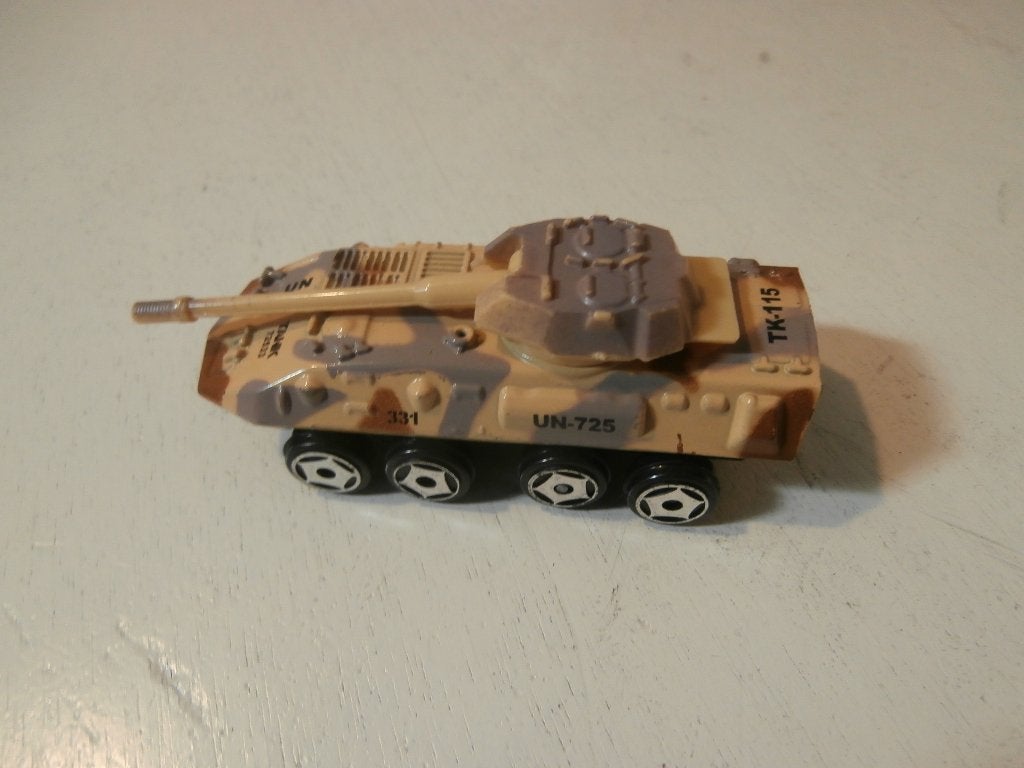 tank speelgoed kan bewegen militair landmacht voertuig, Ophalen of Verzenden