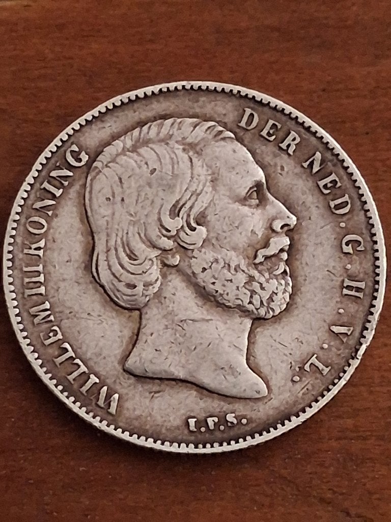 1/2 gulden 1862, zilver, Ophalen of Verzenden, Koning Willem III, ½ gulden, Zilver