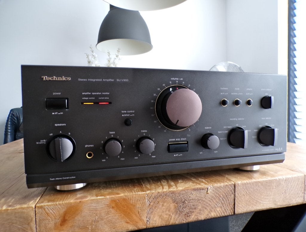 Topklasse Technics SU-V900 amplifier+ SL120 mk1 platenspeler, Ophalen, Gebruikt, Overige merken, Losse componenten