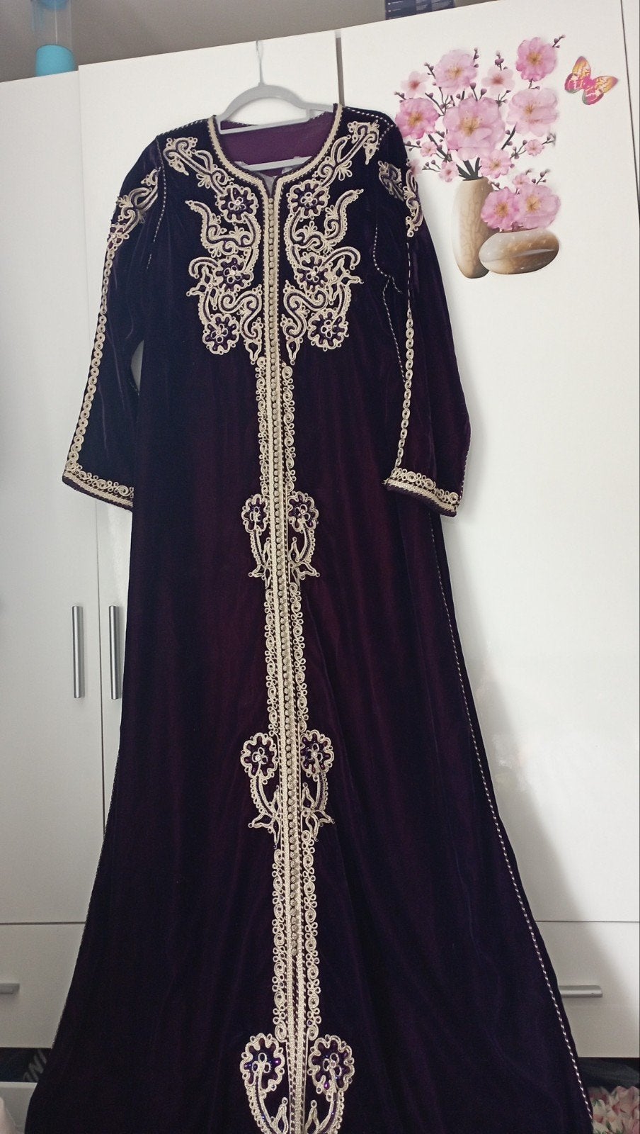 Marokkaanse kaftan. zie foto's.., Ophalen of Verzenden, Zo goed als nieuw, Paars, Overige typen
