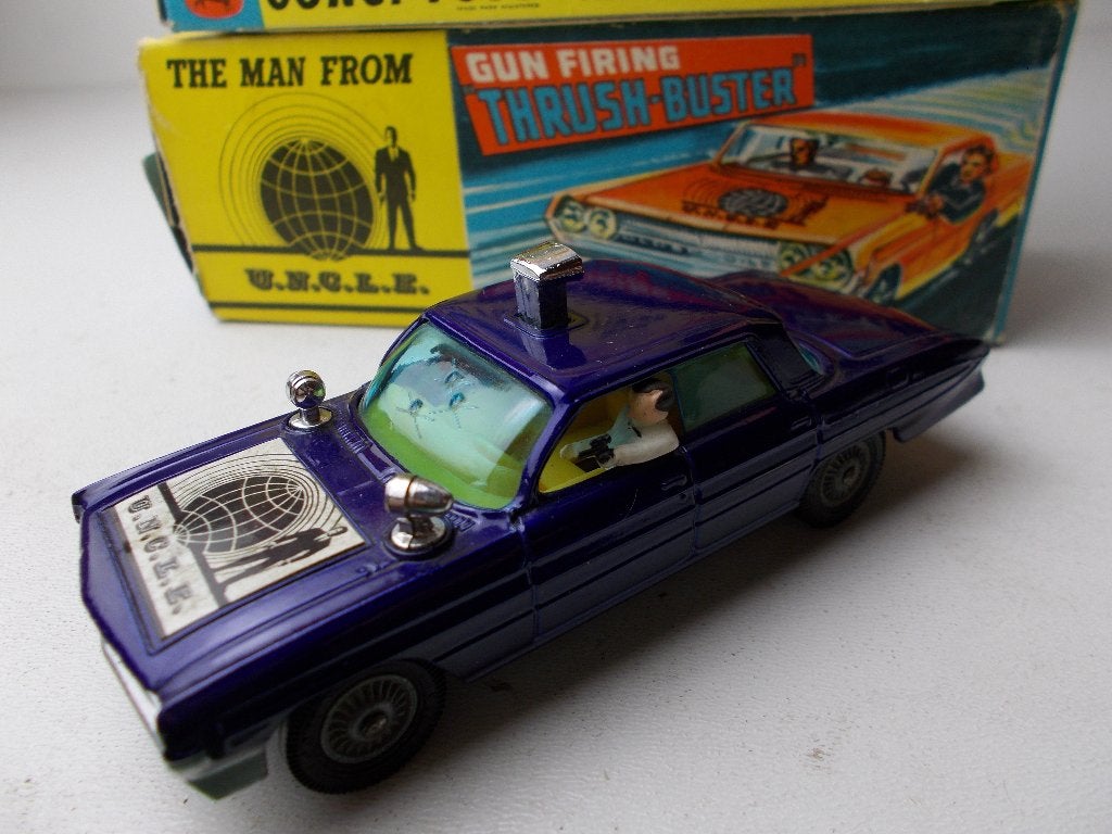 1967 Corgi Toys 497 THE MAN FROM UNCLE + WAVERLY RING! +DOOS, Ophalen of Verzenden, Zo goed als nieuw, Auto, Corgi