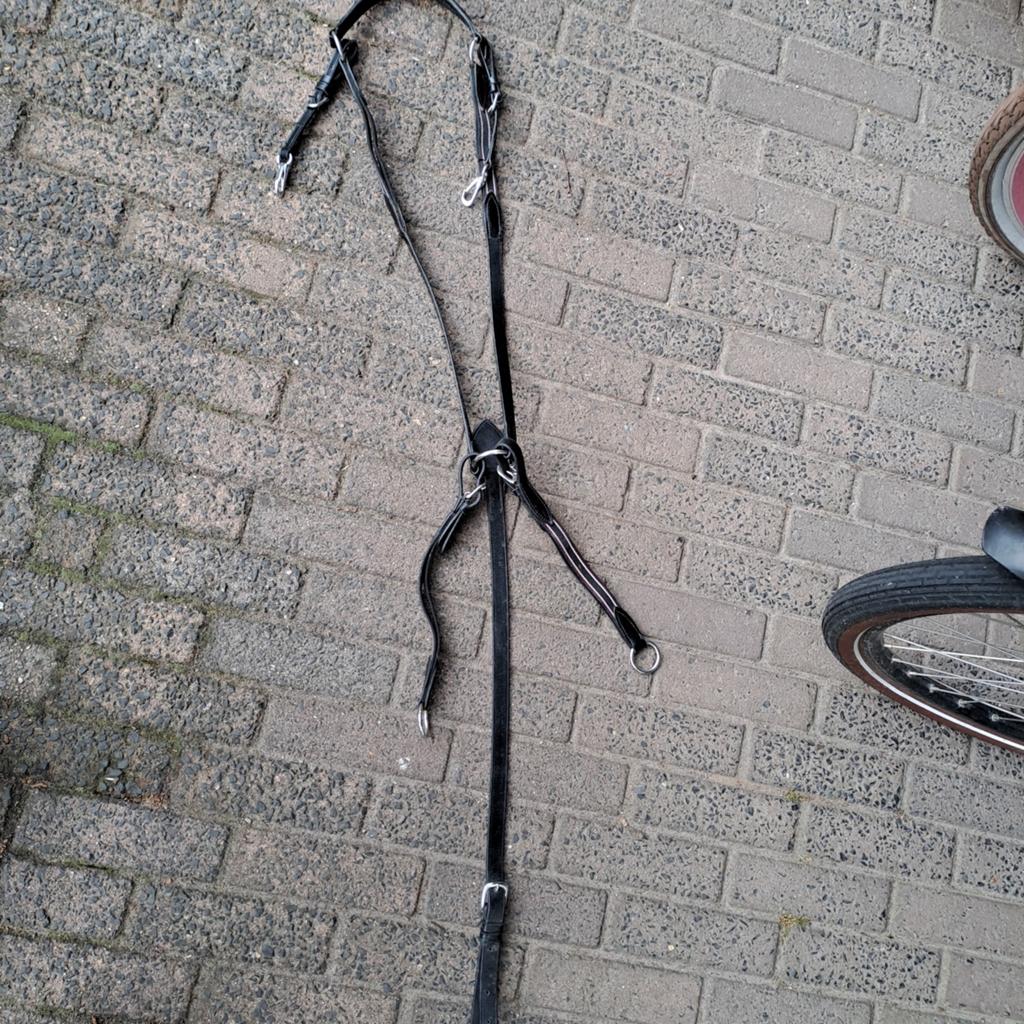 Zwart borsttuig&martingaal maat cob, Dieren en Toebehoren, Ophalen of Verzenden, Zo goed als nieuw