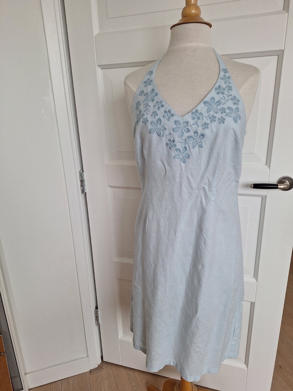 Jurk H&M mt 38, Maat 38/40 (M), H&M, Blauw, Ophalen of Verzenden