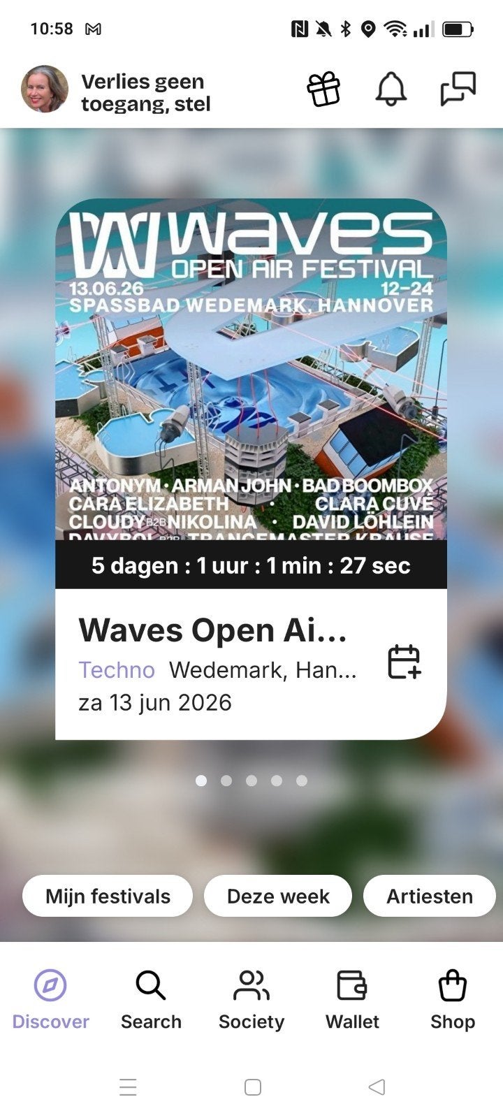 Waves Open Air 2 tickets, Twee personen