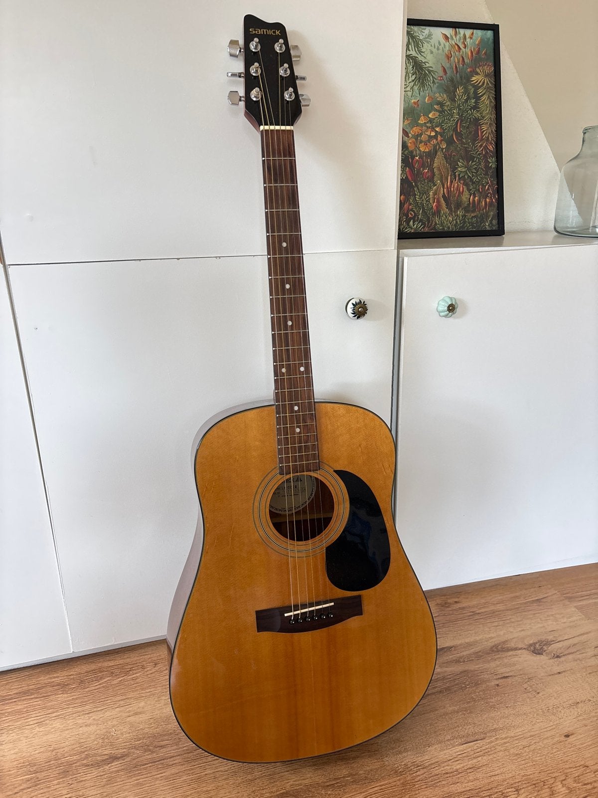 Samic Westerngitaar met koffer, Ophalen, Gebruikt, Western- of Steelstringgitaar, Met koffer