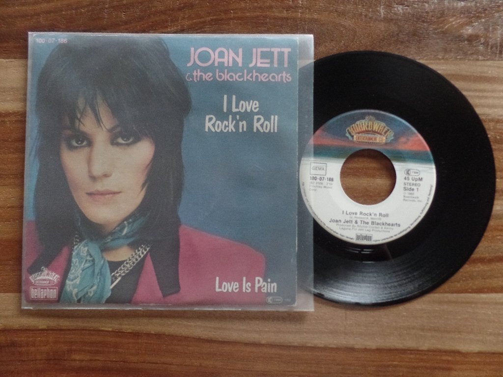 single  Joan Jett & The Blackhearts - I Love Rock'n Roll, Ophalen of Verzenden, Gebruikt, 7 inch, Rock en Metal
