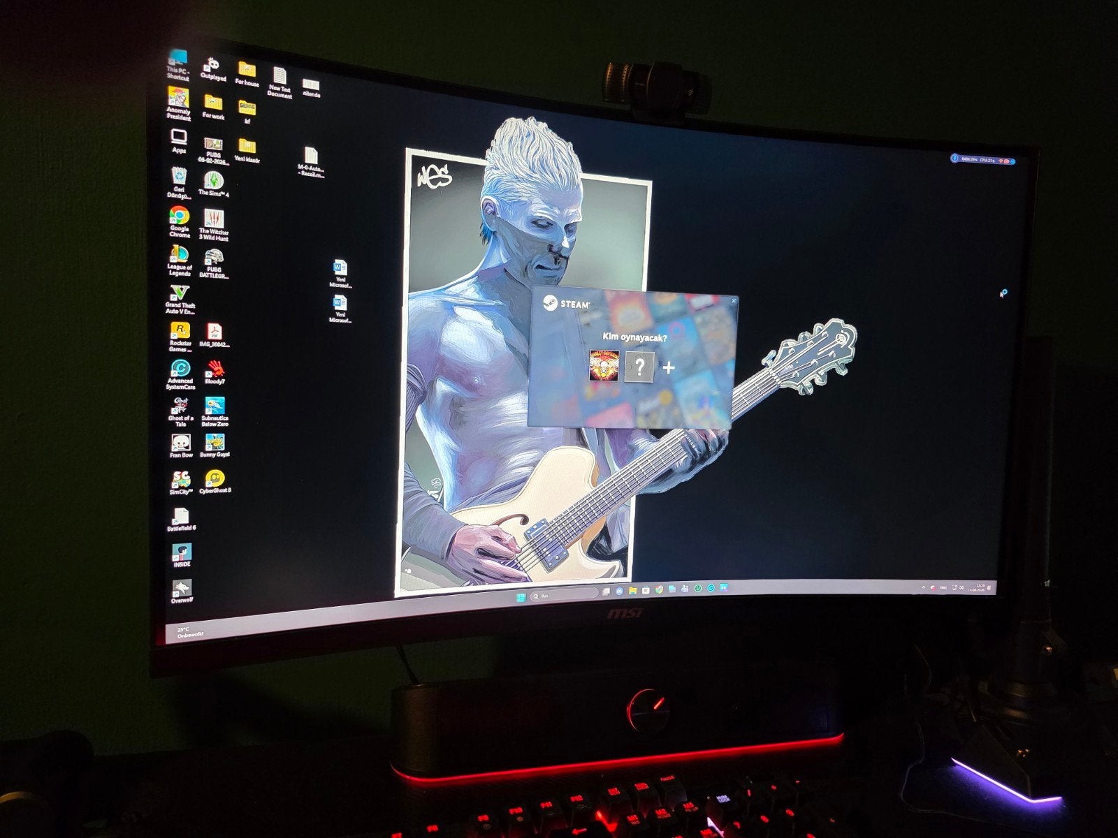 MSI Optix MAG322CQR Curved Gaming Monitor, Computers en Software, Msi, Curved, VA, Zo goed als nieuw