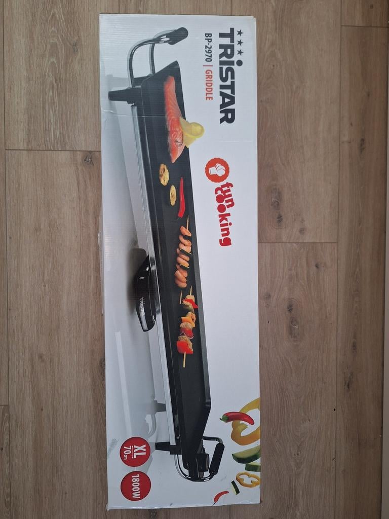 Tristar BP-2970 XL Grillplaat - 70 cm - 1800W, Ophalen, Nieuw, Tafelgrill