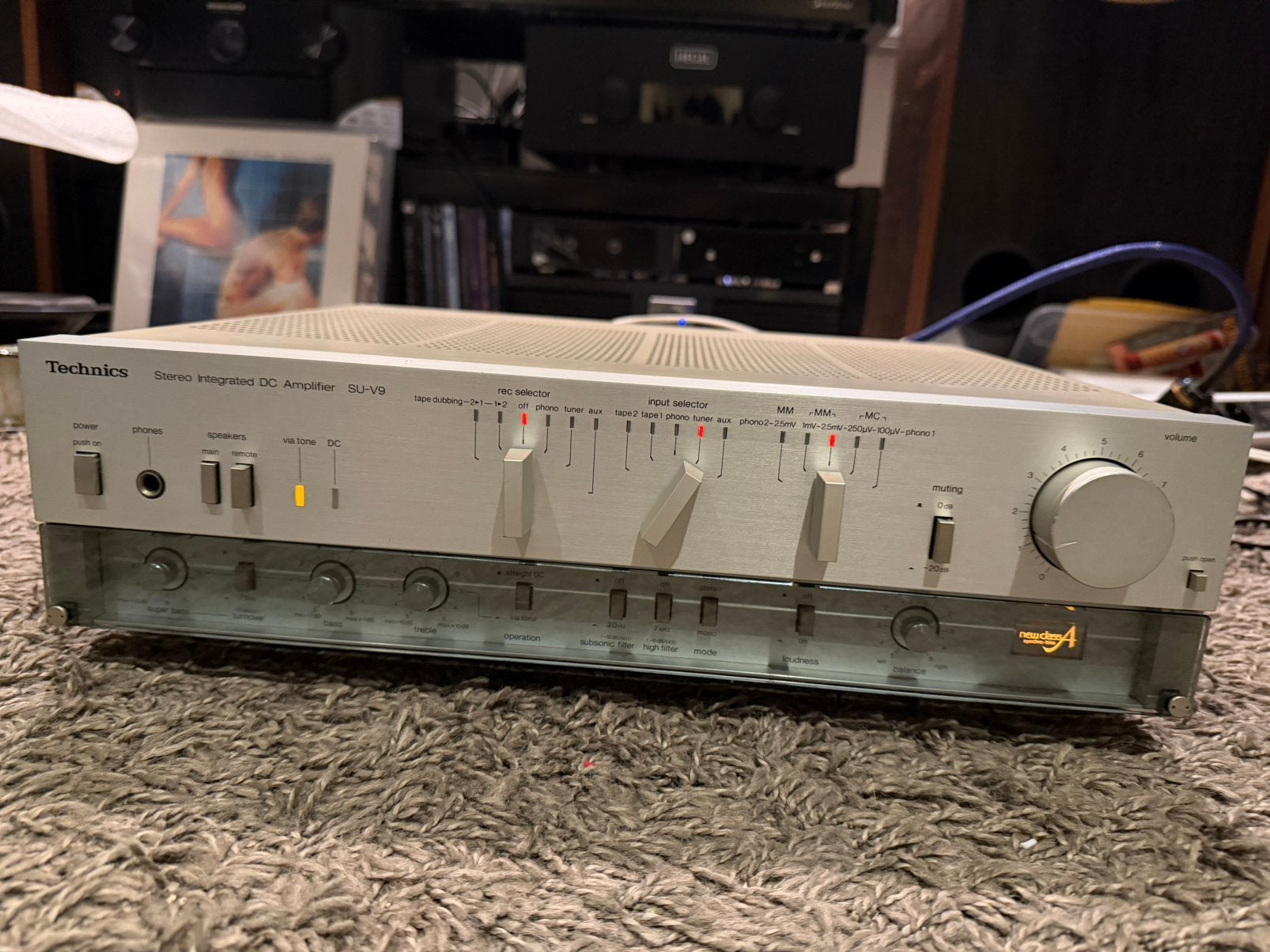 Technics SU-V9 versterker, Audio, Tv en Foto, Versterkers en Receivers, Overige merken, Gebruikt, Ophalen of Verzenden, 120 watt of meer