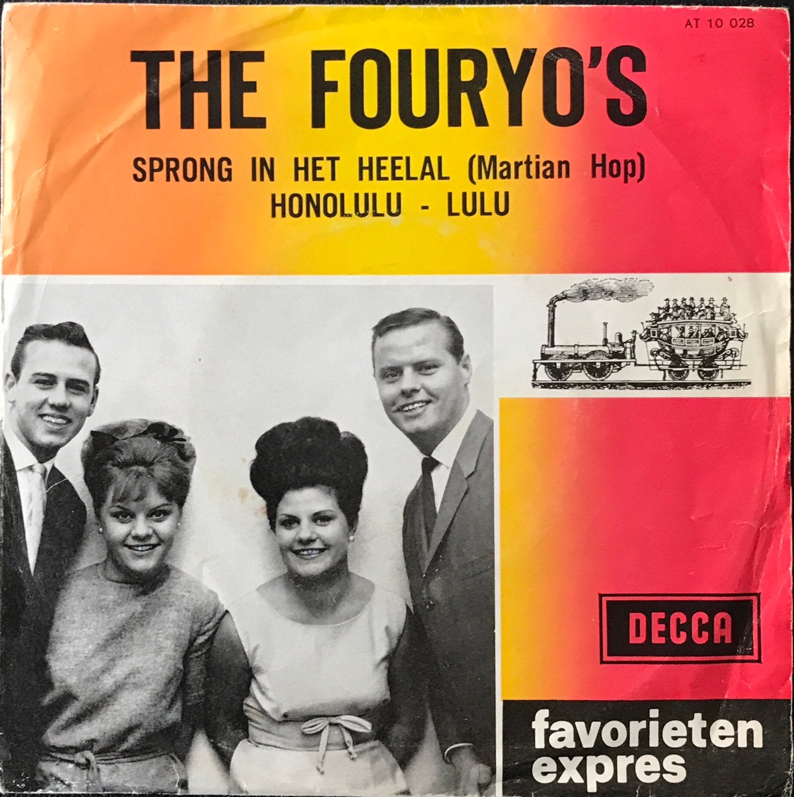 The Fouryo’s - Sprong in het heelal/Honolulu - Lulu, Verzenden, 7 inch