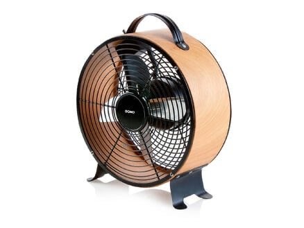 Domo DOMO DO8143 Vloerventilator - Hout/Zwart, Ophalen, Zo goed als nieuw, Vloerventilator